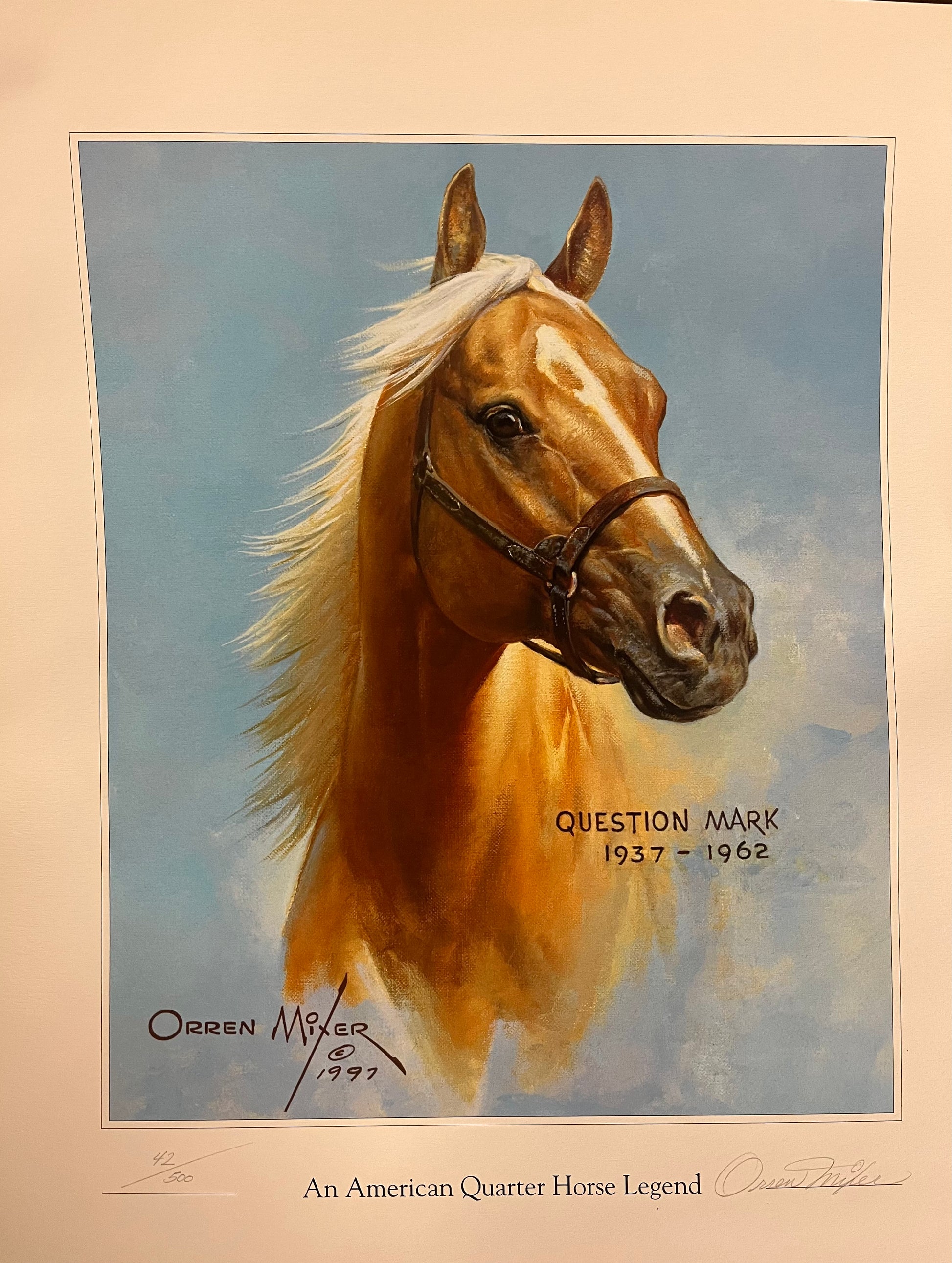 Orren Mixer Question Mark AQHF Museum