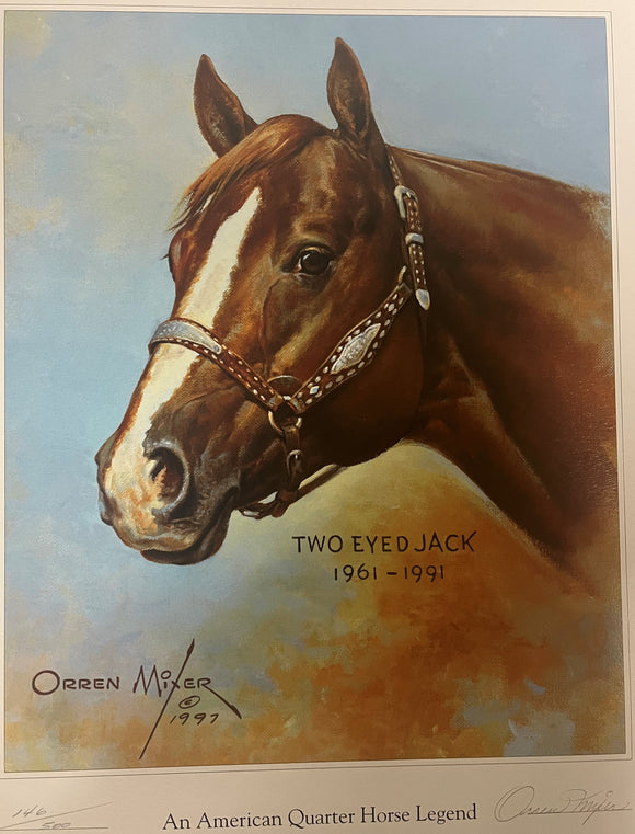Orren Mixer- Two Eyed Jack- Number and Signed Print